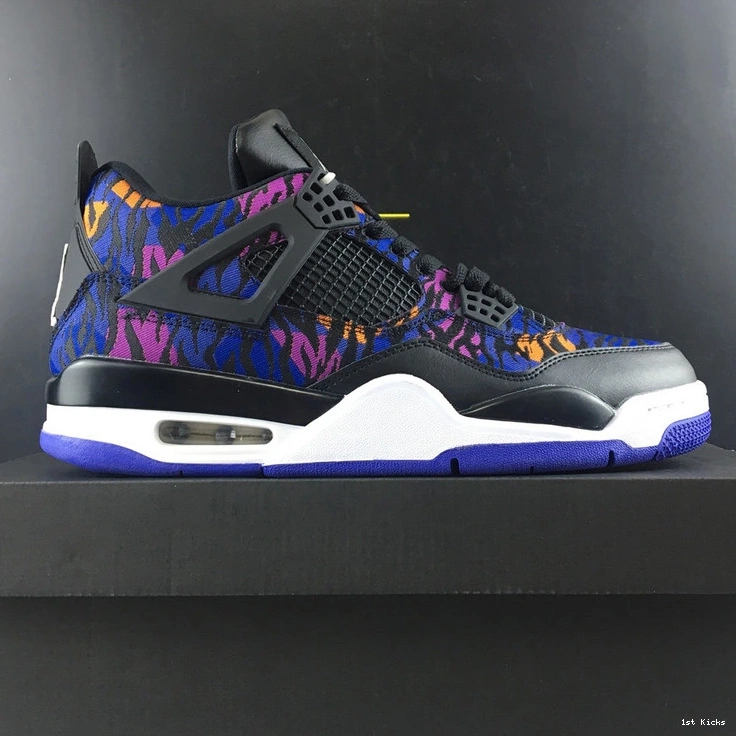 BQ9043-005 4 Rush - Black (GS) Violet Retro Jordan 1102